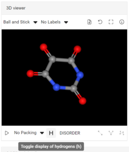 Screenshot of access structures 3D viewer