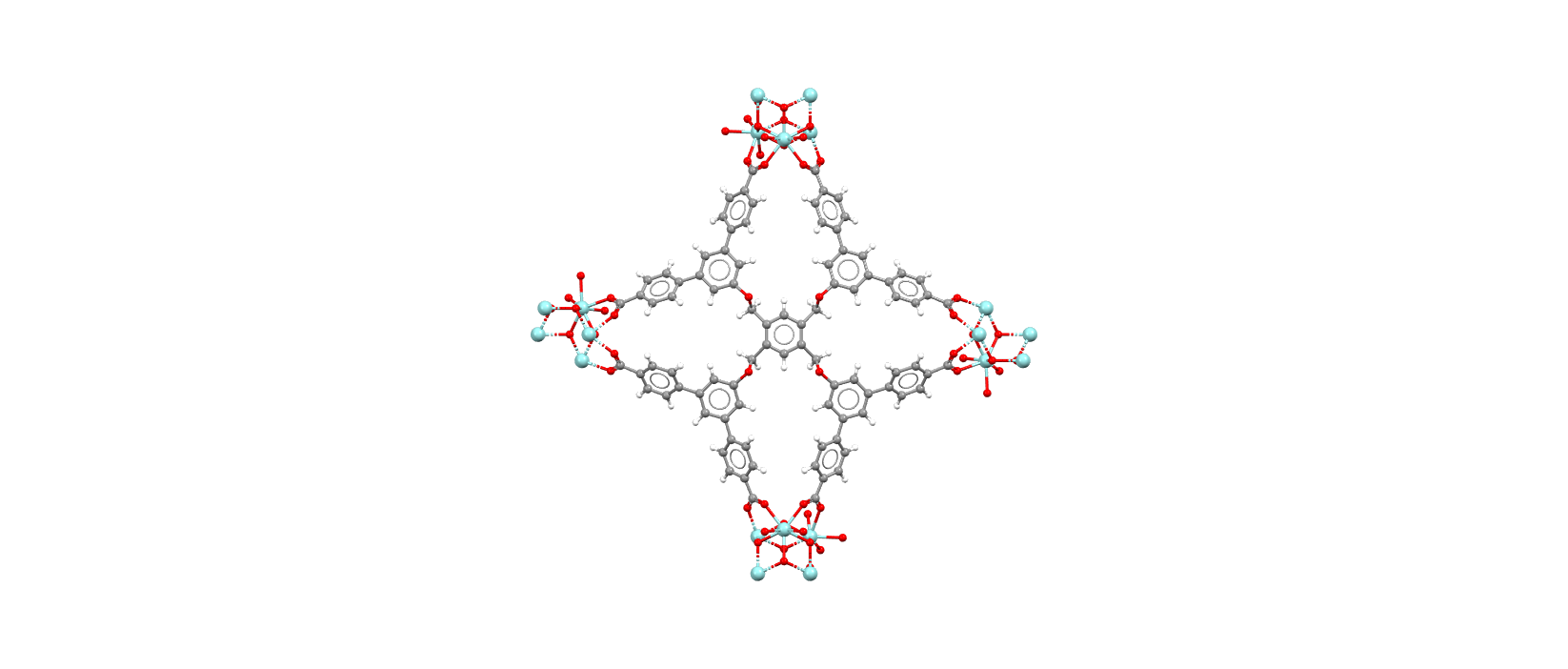 A Zr-oxide metal organic framework.