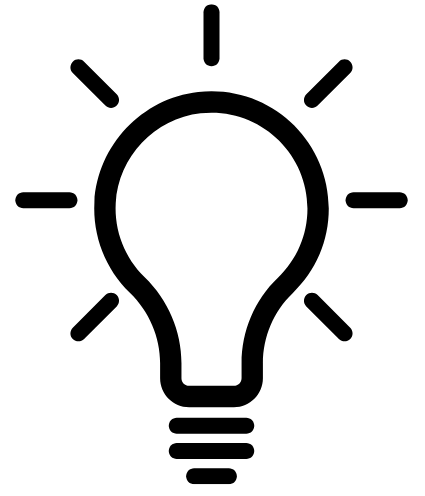 A light bulb.