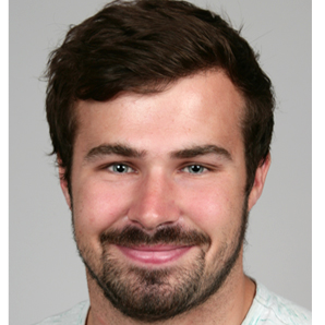 Man smiling face.