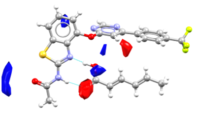 Full interaction map to show interaction preferences for co-crystal design CSD REFCODE: TEGFOC DOI: 10.5517/ccz0wvp