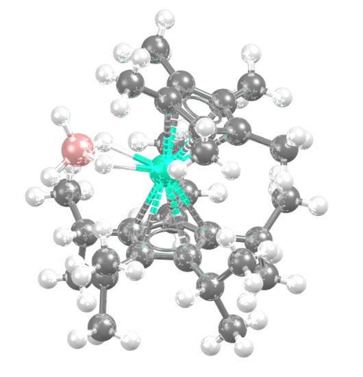 Dysprosium metallocene single molecule magnet (CSD refcode LIRWUH,
            https://dx.doi.org/10.5517/ccdc.csd.cc207qjj)
