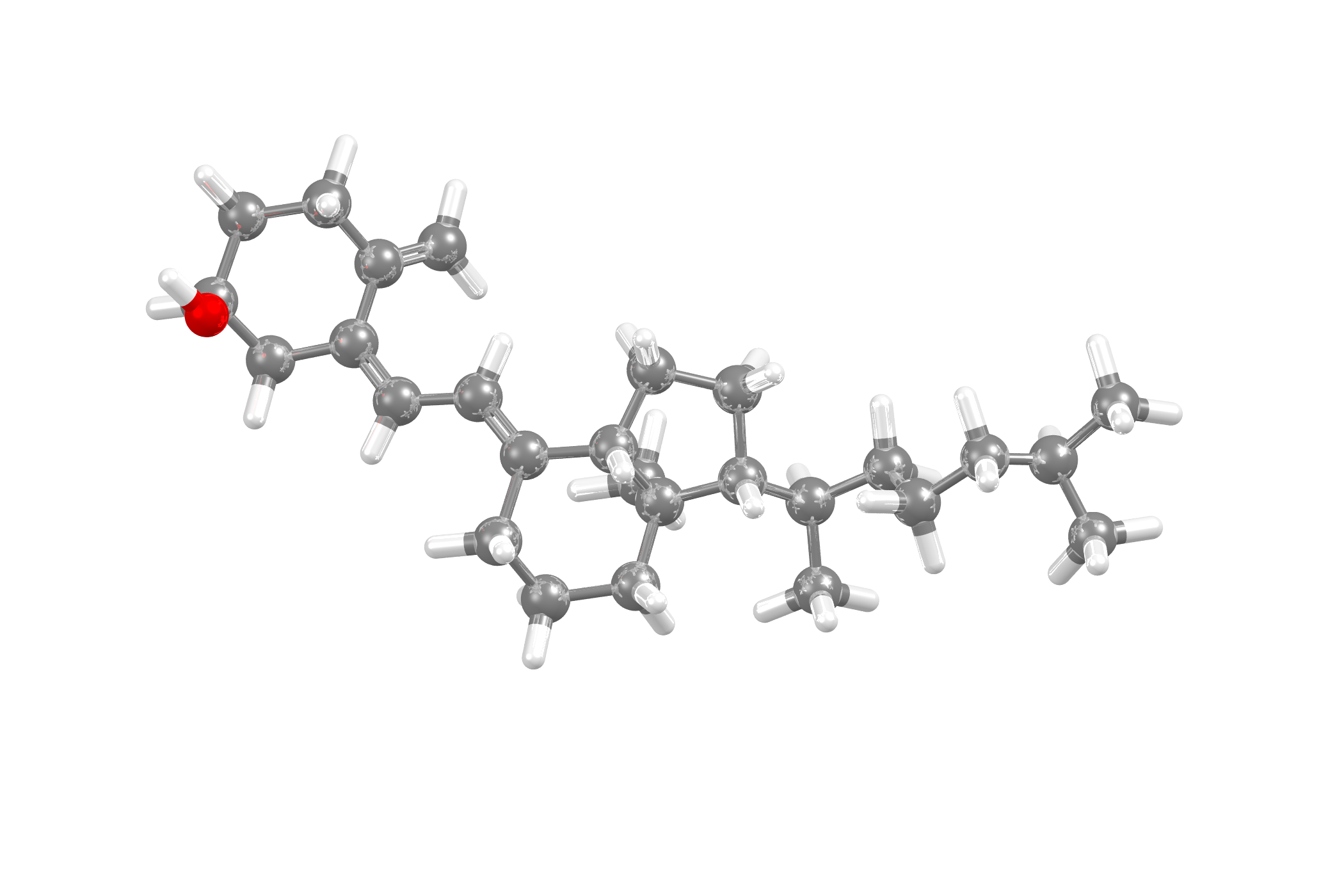 Vitamin D2 structure, from the CSD