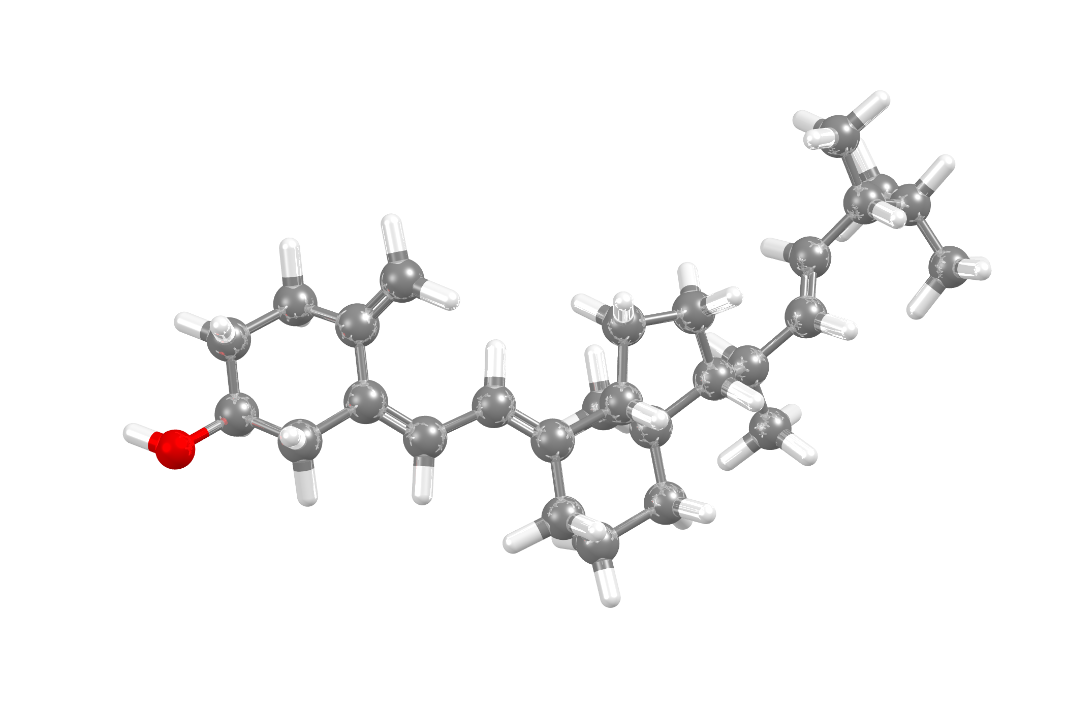 Vitamin D2 structure from the CSD