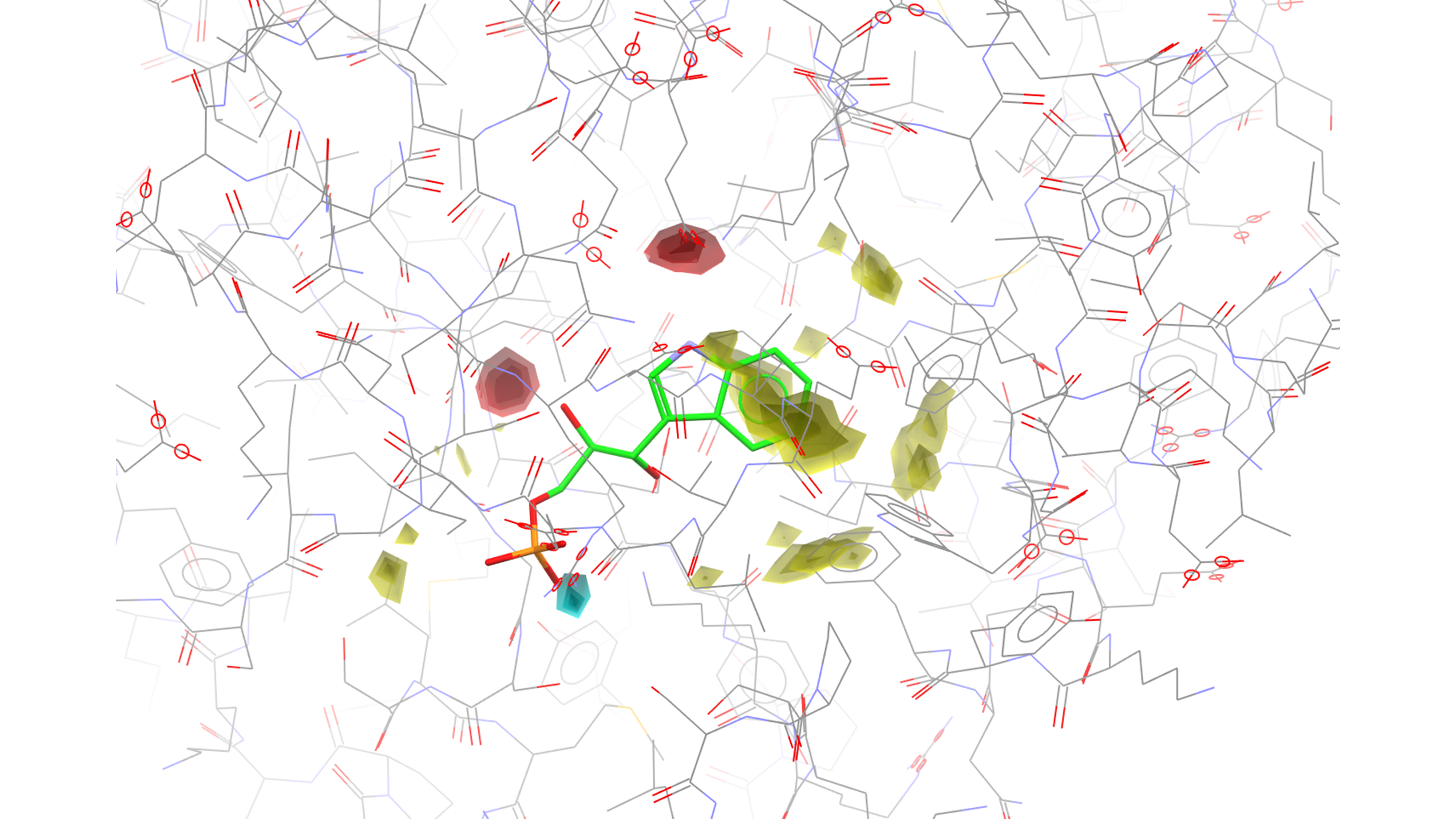 Full Interaction Maps for protein-ligand interactions, visualised in Hermes.