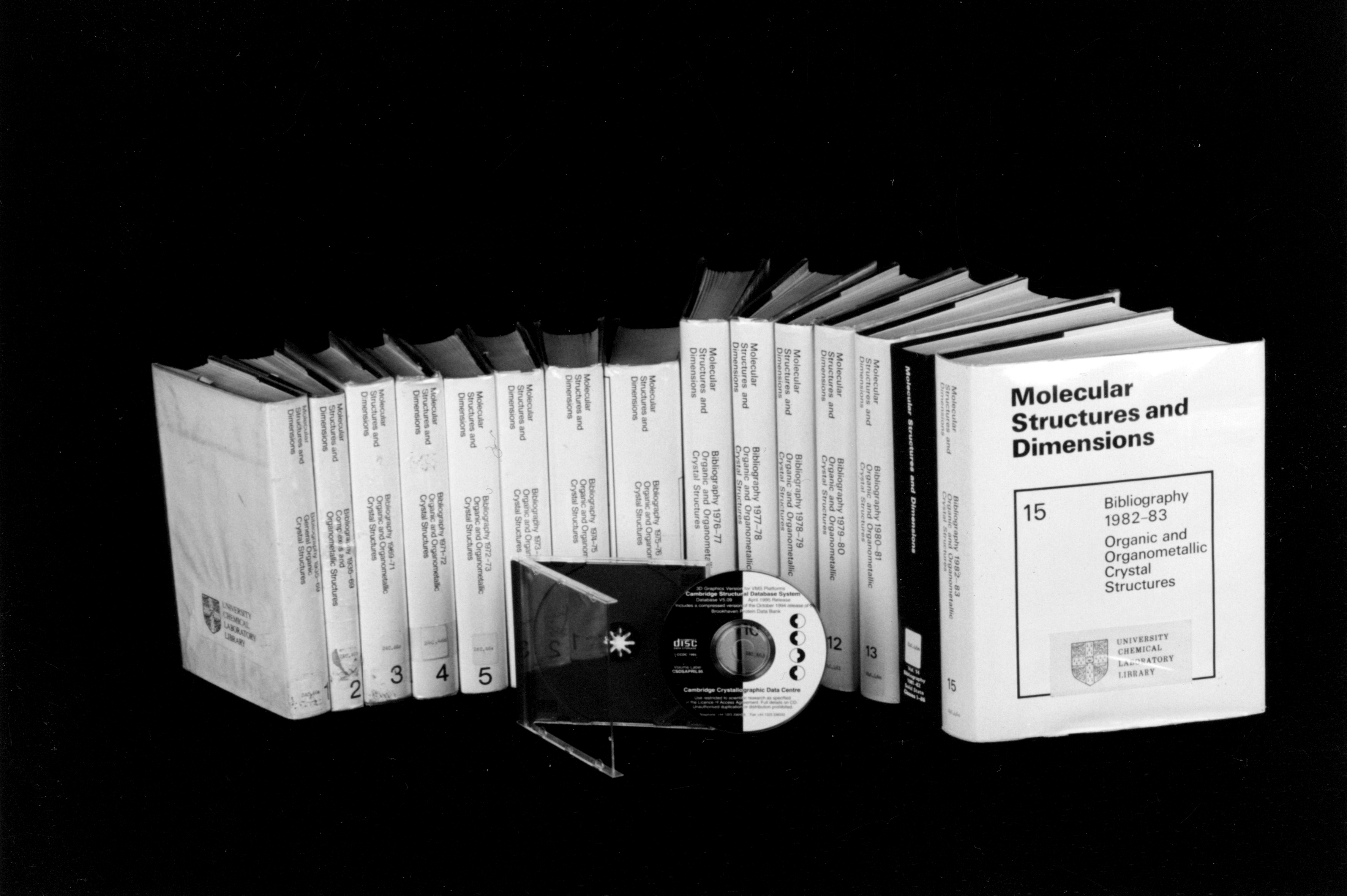 Early versions of the CSD in book form alongside a later version of the CSD on CD