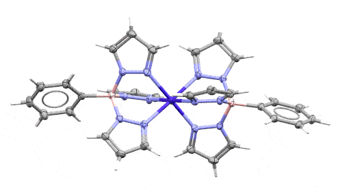 CSD entry BECBUK a tris(pyrazolyl)borate cobalt complex