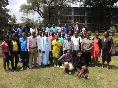 Participants in the second half of the Kongamano “An Introduction to Computational Chemistry and In-Silico Visualization” held at the University of Nairobi, Kenya