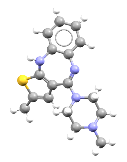 Structure of olanzapine