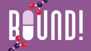 Logo for the protein-drug binding game, Bound!